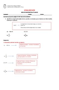 Matemática Retroalimentación Guía N 6 8Básico Colegio Santa María